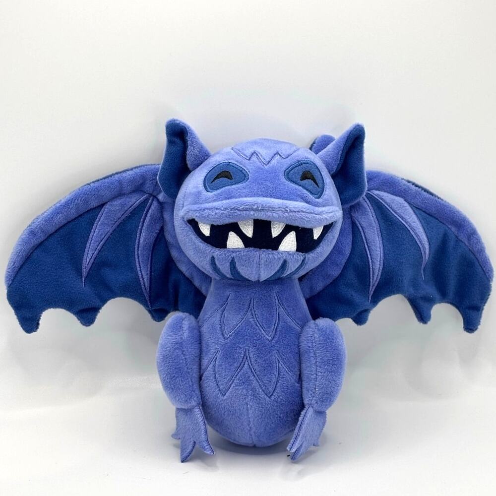 Disney Parks Haunted Mansion Limited Plush Gargoyle/Bat, Purple, Blue